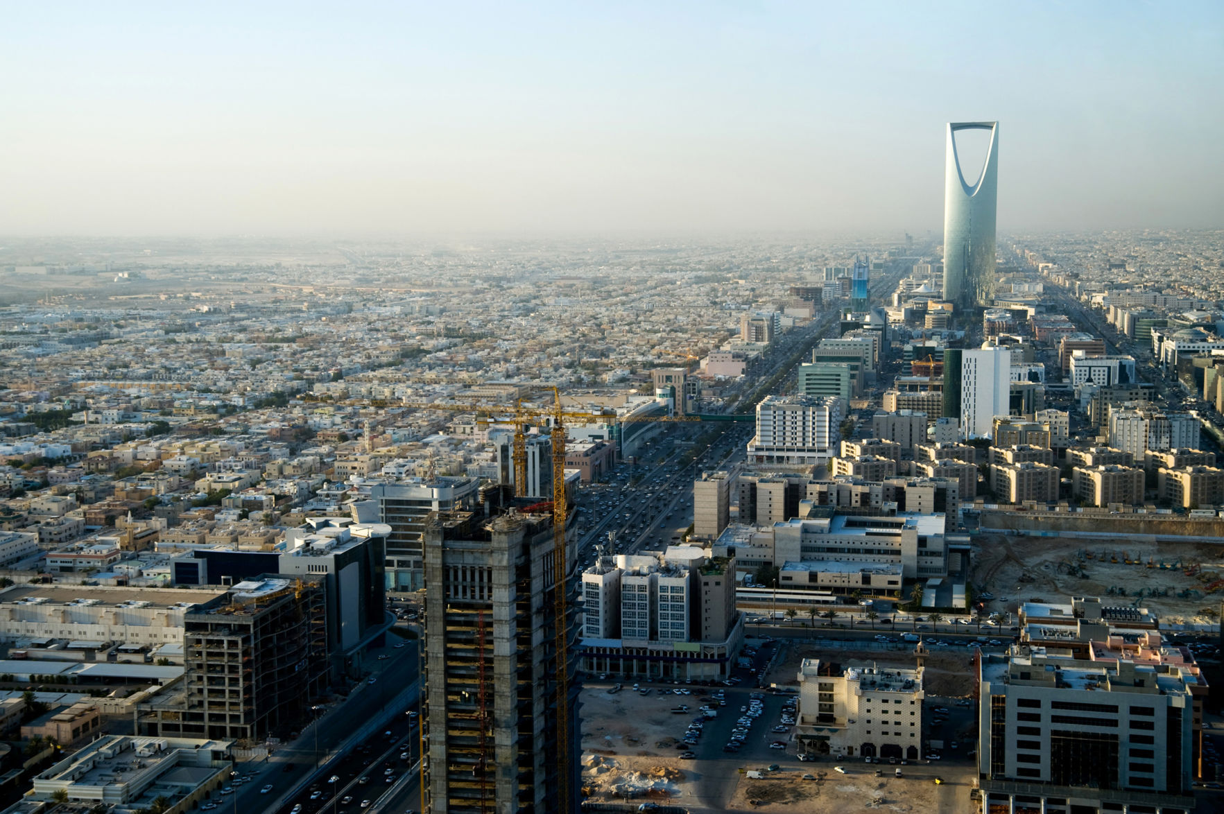 Kingdom Centre in Riyadh, Saudi Arabia